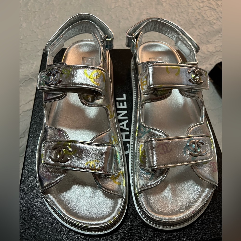 Brand new Chanel dad sandals